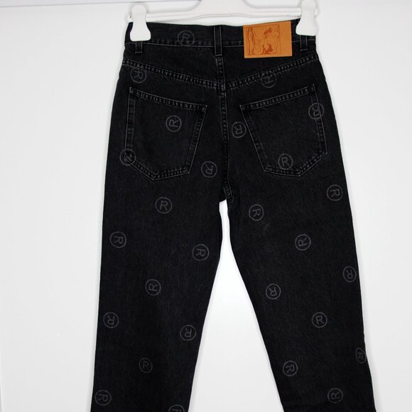 BNWT SS22 MARTINE ROSE ALL OVER LOGO JEANS XS - Picture 3 of 14